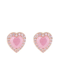 ICY DIAMONDS Orecchini a cuore con pietra