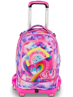 JOYFUL PINS GIRL Zaino Trolley 3 in 1