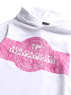 KIDS B-PINZON Felpa in cotone con cappuccio