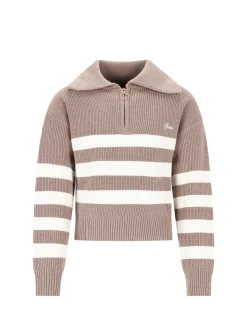 KIDS Cardigan a strisce con zip