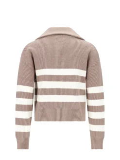 KIDS Cardigan a strisce con zip