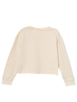 KIDS Felpa a girocollo bimba ricamo logo