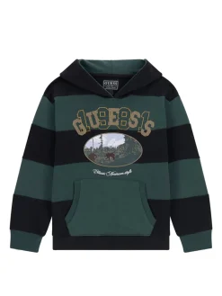 KIDS Felpa bambino a strisce con cappuccio
