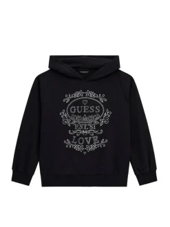 KIDS Felpa con cappuccio e strass