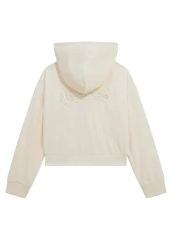 KIDS Felpa full zip da bambina con cappuccio