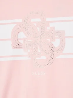 KIDS Felpa girocollo con logo e strass