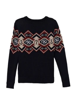 KIDS Maglione da bambino ricamo motivo