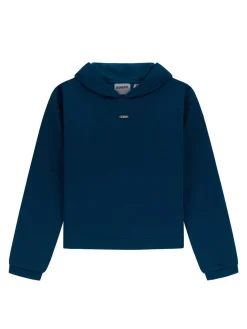 KIDS MINI ME Felpa logo peony all over con cappuccio
