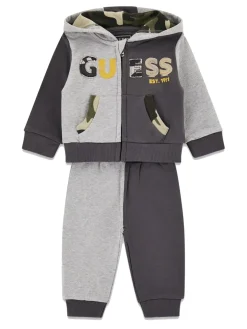 KIDS MINI ME kit tuta felpa cappuccio e pantaloni