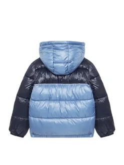 KIDS Piumino bicolor bambino con cappuccio