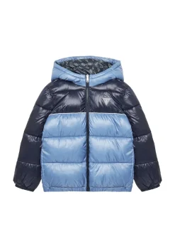 KIDS Piumino bicolor bambino con cappuccio