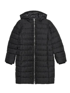 KIDS Puffer giubbino lungo cappuccio