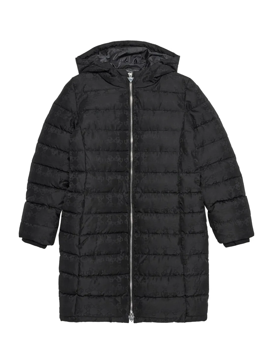 KIDS Puffer giubbino lungo cappuccio