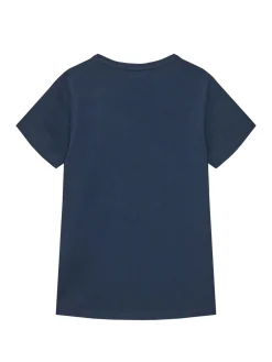 KIDS T-shirt manica corta stampa e ricamo