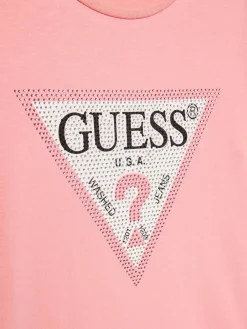 KIDS T-shirt manica lunga con strass