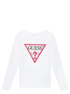 KIDS T-shirt manica lunga con strass
