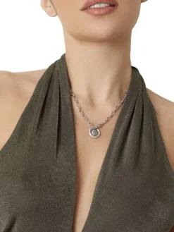KNOT YOU Collana con cerchi concentrici