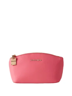 LETTERING Necessaire mini in pelle