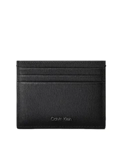 LOGO HARDWARE SAFFIANO Porta carte di credito in pelle