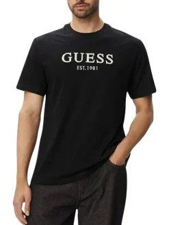LOGO T-shirt a manica corta, puro cotone