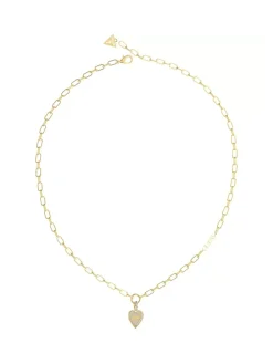 LOVE ME TENDER Collana con cuore e zirconi