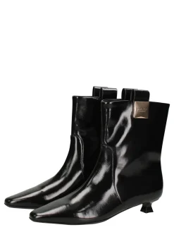 ME25 Stivaletto tacco 3, in pelle