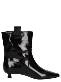 ME25 Stivaletto tacco 3, in pelle