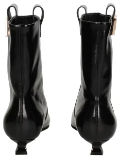 ME25 Stivaletto tacco 3, in pelle