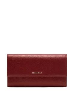 METALLIC SOFT Pochette in pelle con tracolla