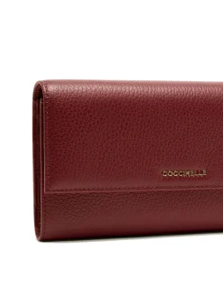 METALLIC SOFT Pochette in pelle con tracolla
