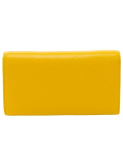 METALLIC SOFT Pochette in pelle con tracolla