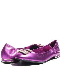 MICKLE Ballerine in pelle