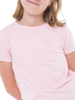 MINI ME KIDS T-shirt logo strass