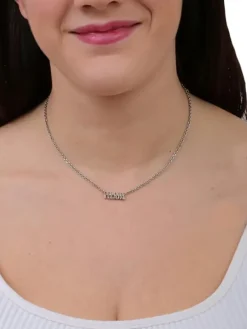 MONTENAPO Collana in argento con logo
