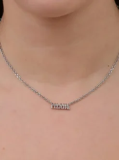 MONTENAPO Collana in argento con logo