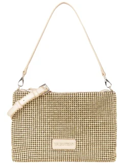 NABILAH Pochette con strass e tracolla