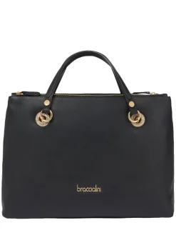 NORA Borsa a mano in pelle con tracolla