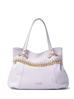 NORA Borsa shopping in pelle con catena