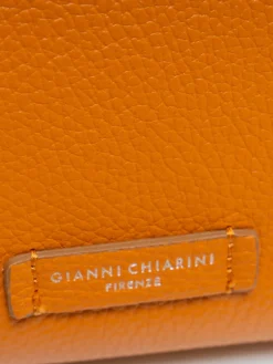 NORA POUCH Pochette in pelle con polsierina e tracolla