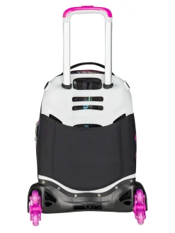 OPTICAL SHADE GIRL Zaino trolley 3 ruote, amovibile