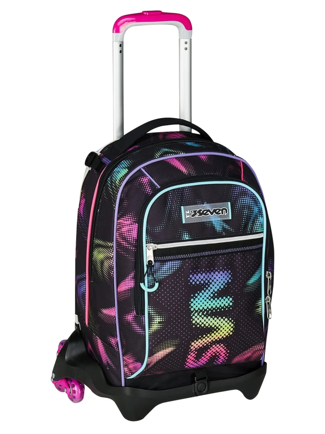 OPTICAL SHADE GIRL Zaino trolley 3 ruote, amovibile