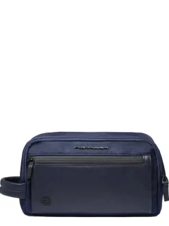 ORION Beauty case in tessuto e pelle