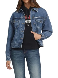 OVERSIZE TRUCKER JACKET Giacca in jeans