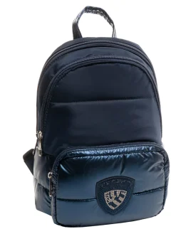 PADDED NYLON Zaino con logo in strass