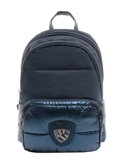PADDED NYLON Zaino con logo in strass