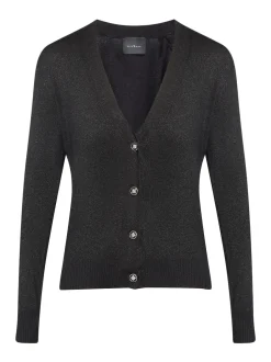 PEACEFUL Cardigan lurex con bottoni