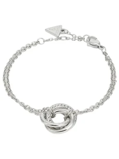 PERFECT Bracciale con charm cerchi intrecciati