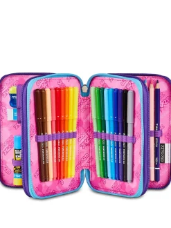 PINK FUSION Astuccio con Kit Scolastico