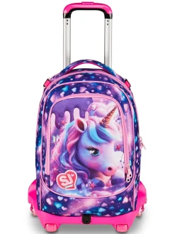 PIXIE UNICORN Zaino con carrello, sganciabile
