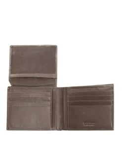 PLAIN Portafoglio in pelle con flap